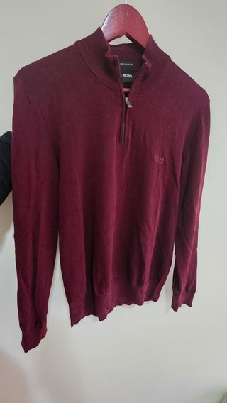 Jersey Hugo Boss burdeos