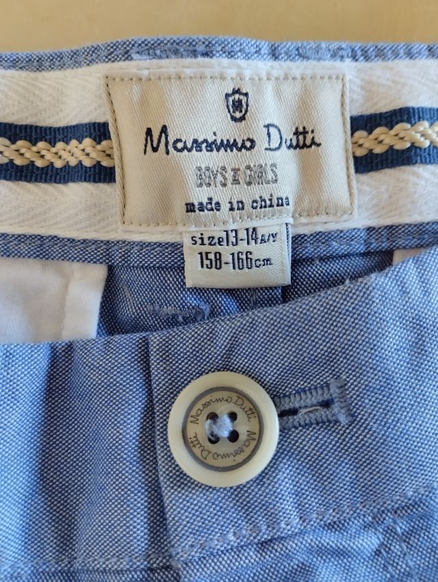 Pantalón corto azul niño MASSIMO DUTTI