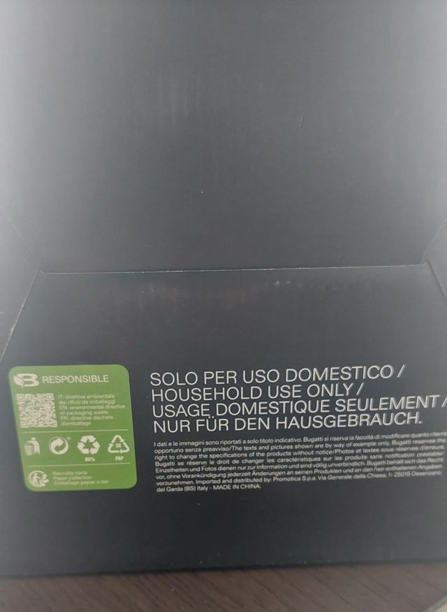 Bilancia e timer Bugatti