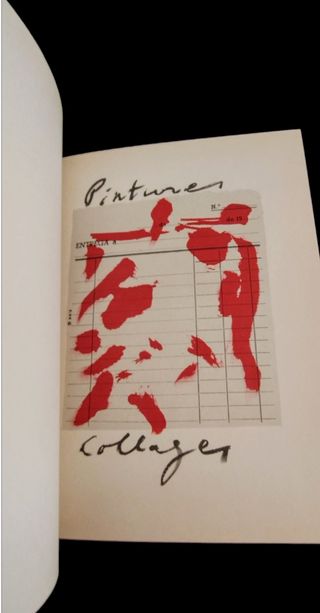 Catálogo original Antoni Tàpies – Sala Gaspar 1969