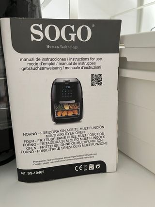 Horno‐Freidora Multifunción SOGO – Airfryer