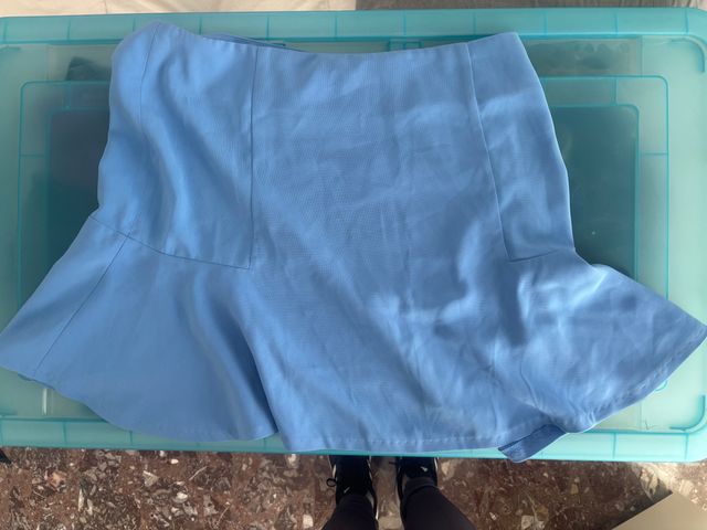 Falda Sfera talla L azul nueva