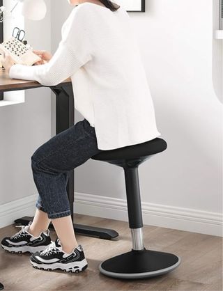 Taburete giratorio ergonómico oficina