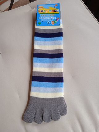 CALCETINES DEDOS VINTAGE. UNISEX. T: ÚNICA