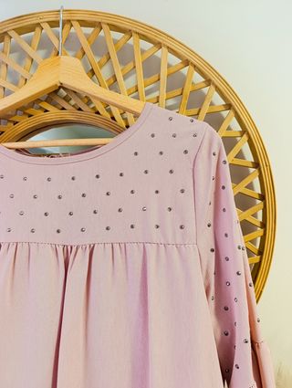 VESTIDO MUJER PREMAMA 38-40 ROSA BODA 