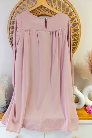 VESTIDO MUJER PREMAMA 38-40 ROSA BODA 