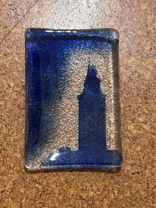 Bandeja cristal Torre de Hércules