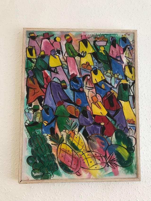 Tapiz Jamaica enmarcado