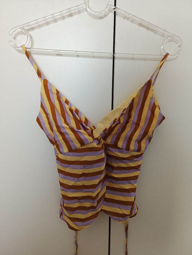 Crop-Top rosa New Yorker