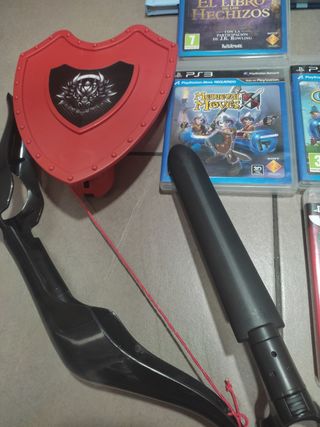 Pack accesorios y juegos para moves ps3
