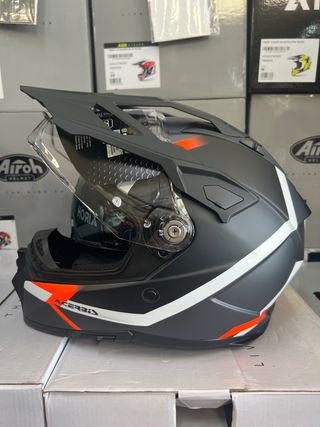 Casco moto L TRAIL Acerbis FIBRA
