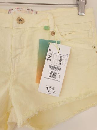 shorts Bershka 38 con etiqueta