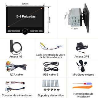 NUEVA Radio 2 DIN (2GB+32GB) Universal Hexinex