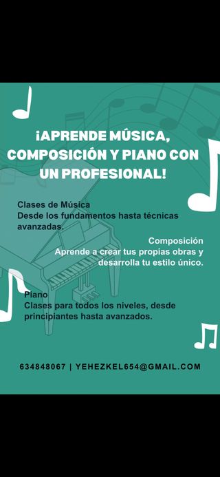 Clases de piano