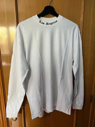 Camiseta de manga larga blanca de Los Ángeles