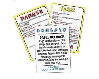 Juego mesa. hijos vs padres