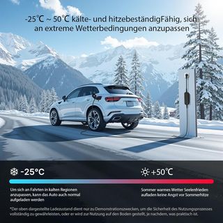 NUEVO Cargador Coche Eléctrico 6m 6kW 10/13/16A