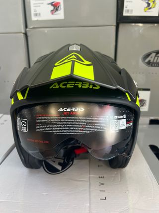 Casco moto XXL TRIAL Acerbis jet