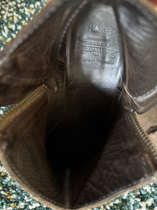 Botines serraje color topo clarito