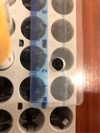 Gradilla de laboratorio