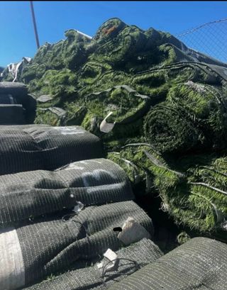 Césped artificial reciclado