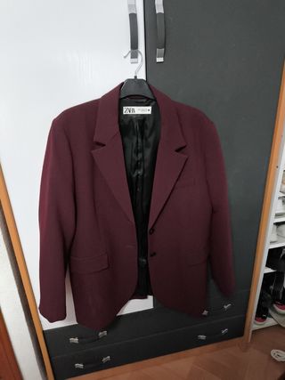 Chaqueta de traje Burdeos 