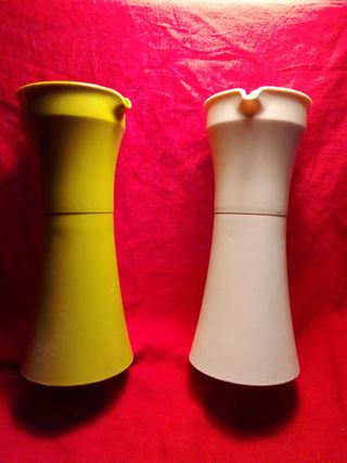 Set di oliere per olio e aceto Tupperware anni '70