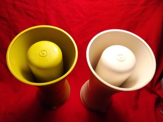 Set di oliere per olio e aceto Tupperware anni '70