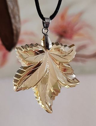 Colgante cristal ambar