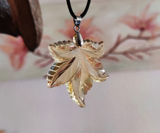Colgante cristal ambar