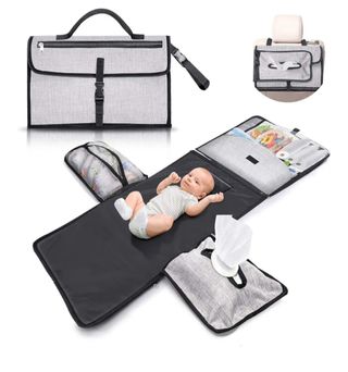 Cambiador de pañales para bebes portatil.