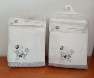 Sábanas de cuna de coralina