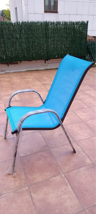 Sillas jardin a estrenar