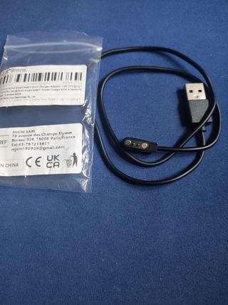 Cable cargador smartwatch