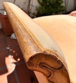 Sofa divan chaise Longue antiguo