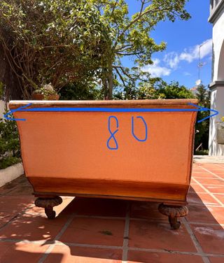 Sofa divan chaise Longue antiguo