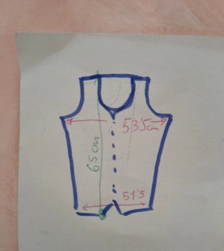 Chaleco de seda. Talla 52 de Fuentecapala