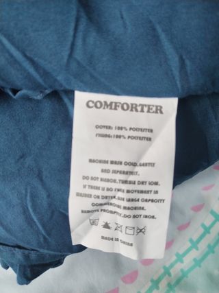 Edredón para cama de 80cm