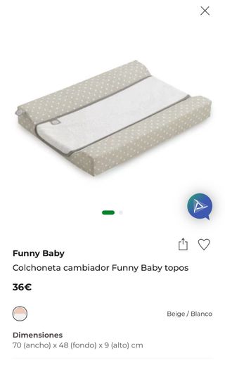 Cambiador bebé Funny Baby