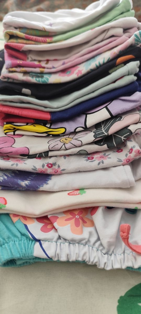 Lote camisetas manga corta niña