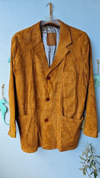 Chaqueta de piel ante Yves saint Laurent