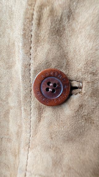 Chaqueta de piel ante Yves saint Laurent