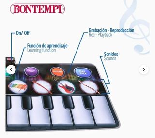 Alfombra infantil musical interactiva.