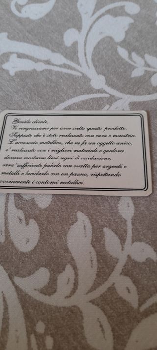 Portachiavi acciaio e argento "via montenapoleone"