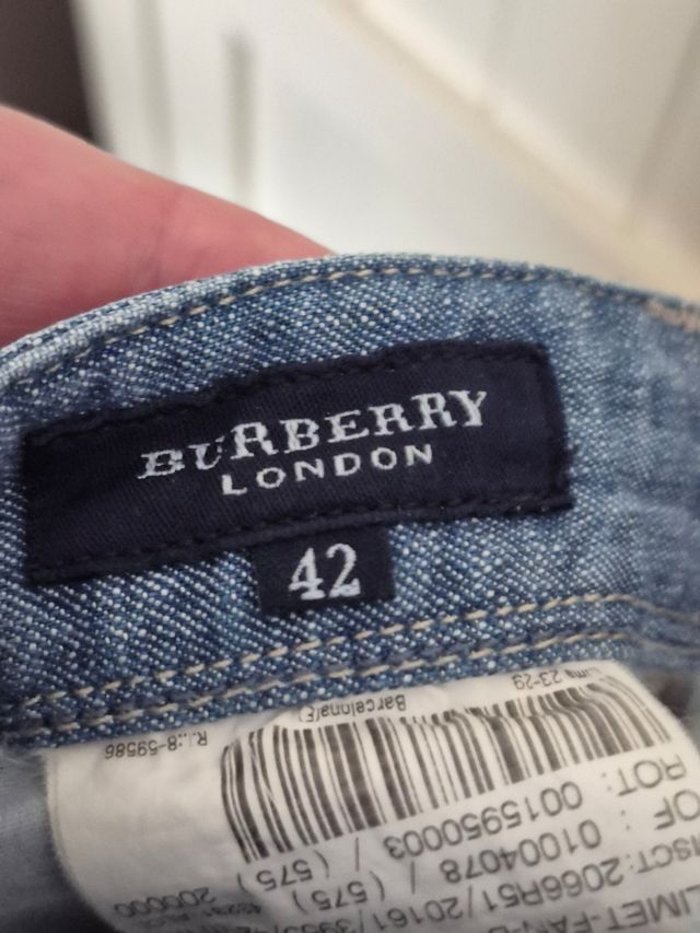 Pantalón vaquero azul Burberry