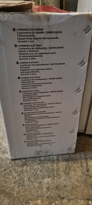 Chimenea electrica