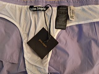 Costume Shorts Mare Pantaloncino Palm Angels Blu
