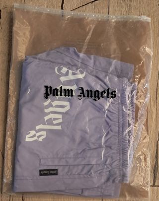 Costume Shorts Mare Pantaloncino Palm Angels Blu