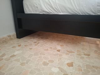 Cama con funda edredón y cojín