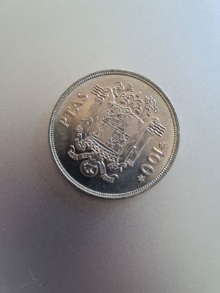 Monedas de 100 pesetas año 1975